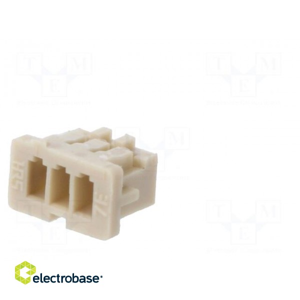 Plug | wire-board | female | DF13 | 1.25mm | PIN: 3 | w/o contacts paveikslėlis 6