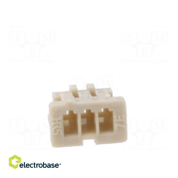 Plug | wire-board | female | DF13 | 1.25mm | PIN: 3 | w/o contacts image 5