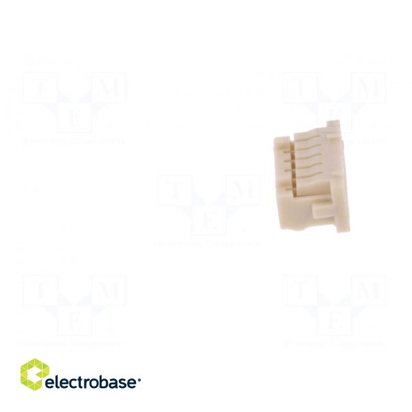 Plug | wire-board | female | DF13 | 1.25mm | PIN: 6 | w/o contacts image 3