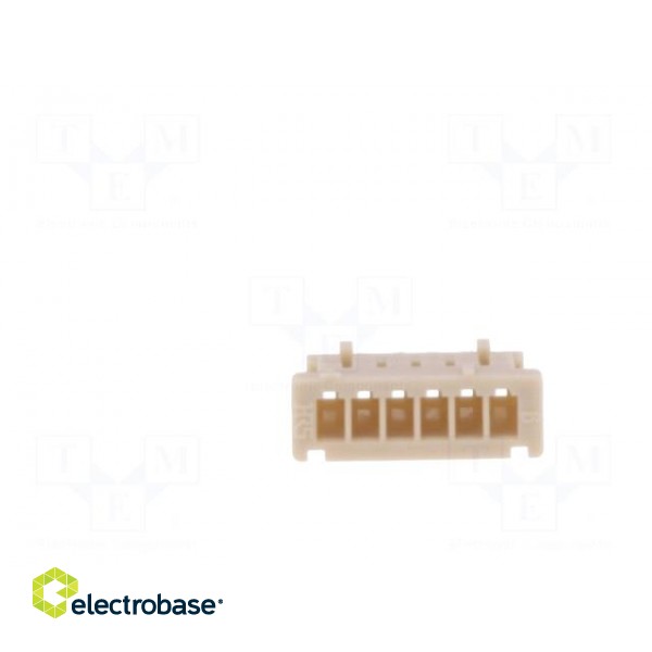 Plug | wire-board | female | DF13 | 1.25mm | PIN: 6 | w/o contacts paveikslėlis 5