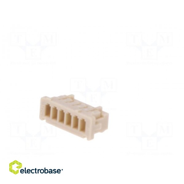 Plug | wire-board | female | DF13 | 1.25mm | PIN: 6 | w/o contacts image 6