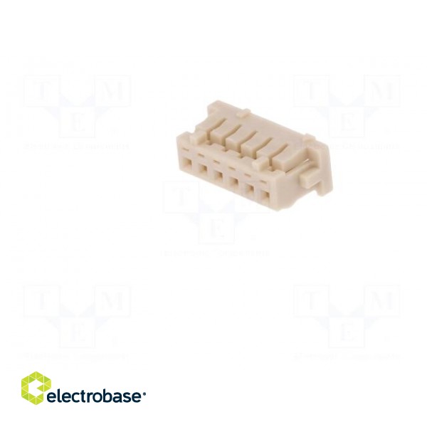 Plug | wire-board | female | DF13 | 1.25mm | PIN: 6 | w/o contacts paveikslėlis 2