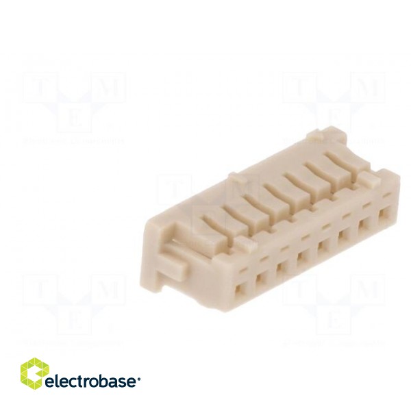 Plug | wire-board | female | DF13 | 1.25mm | PIN: 8 | w/o contacts image 8