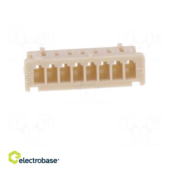 Plug | wire-board | female | DF13 | 1.25mm | PIN: 8 | w/o contacts paveikslėlis 5