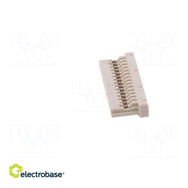 Plug | wire-board | female | DF14 | 1.25mm | PIN: 15 | w/o contacts фото 3