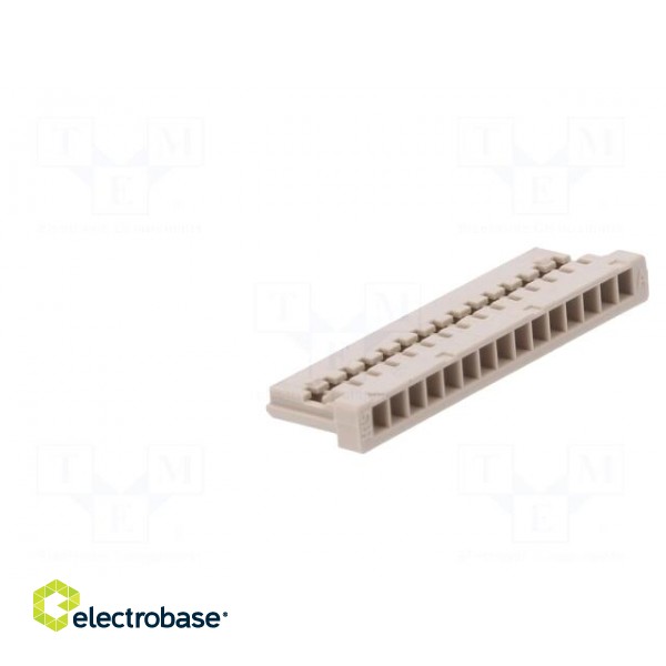 Plug | wire-board | female | DF14 | 1.25mm | PIN: 15 | w/o contacts image 4