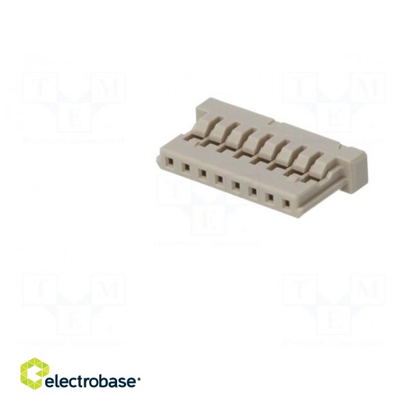 Plug | wire-board | female | DF14 | 1.25mm | PIN: 8 | w/o contacts paveikslėlis 2