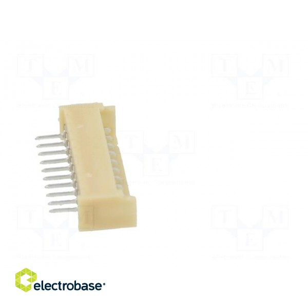 Socket | wire-board | male | 1.25mm | PIN: 10 | THT | 125V | 1A | tinned image 7