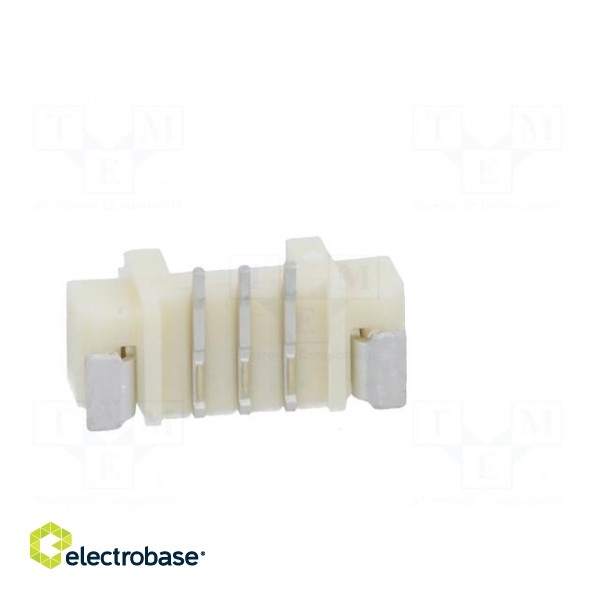 Socket | wire-board | male | 1.25mm | PIN: 3 | SMT | 125V | 1A | tinned image 5