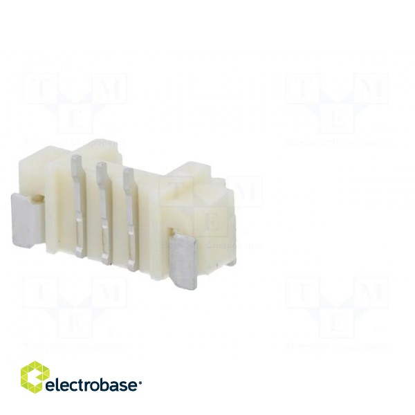 Socket | wire-board | male | 1.25mm | PIN: 3 | SMT | 125V | 1A | tinned image 6