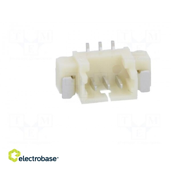 Socket | wire-board | male | 1.25mm | PIN: 3 | SMT | 125V | 1A | tinned image 9