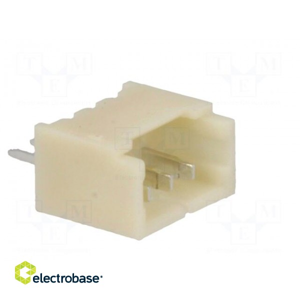 Socket | wire-board | male | 1.25mm | PIN: 3 | THT | 125V | 1A | tinned image 8