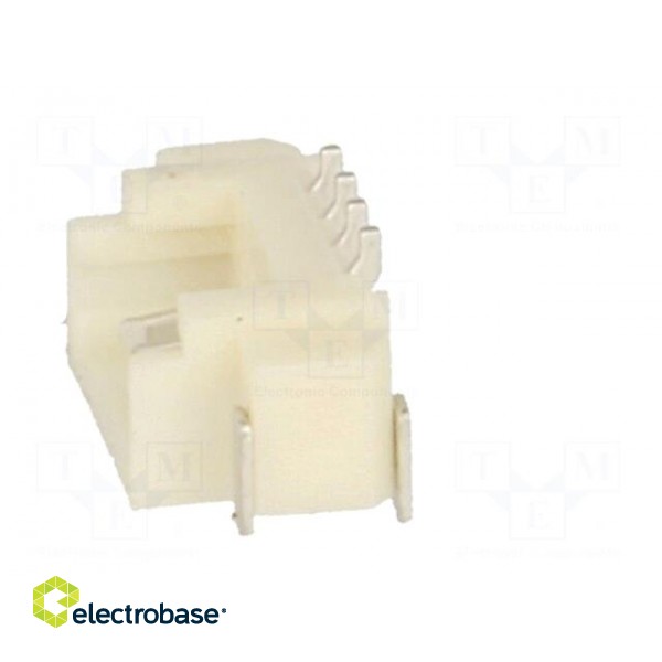 Socket | wire-board | male | 1.25mm | PIN: 4 | SMT | 125V | 1A | tinned image 3