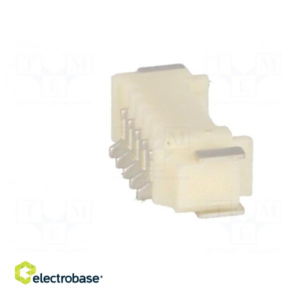 Socket | wire-board | male | 1.25mm | PIN: 5 | SMT | 125V | 1A | tinned image 7