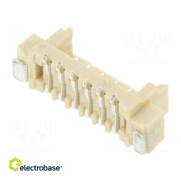 Socket | wire-board | male | 1.25mm | PIN: 6 | SMT | 250V | 1A | tinned image 2