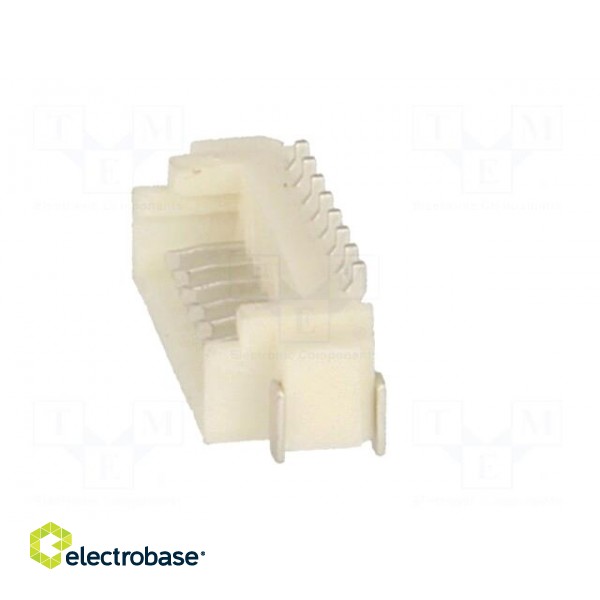 Socket | wire-board | male | 1.25mm | PIN: 8 | SMT | 125V | 1A | tinned image 3