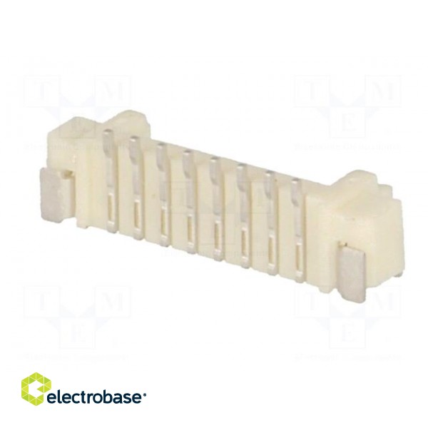 Socket | wire-board | male | 1.25mm | PIN: 8 | SMT | 125V | 1A | tinned image 6