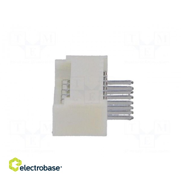 Socket | wire-board | male | 1.25mm | PIN: 8 | THT | 125V | 1A | tinned paveikslėlis 3