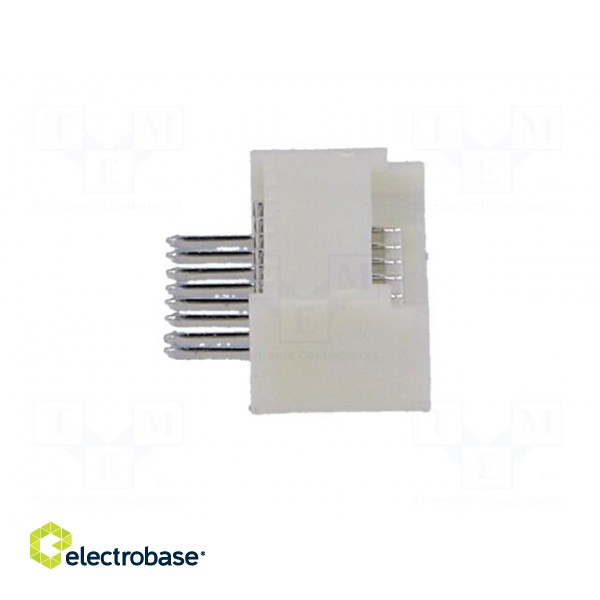 Socket | wire-board | male | 1.25mm | PIN: 8 | THT | 125V | 1A | tinned image 7