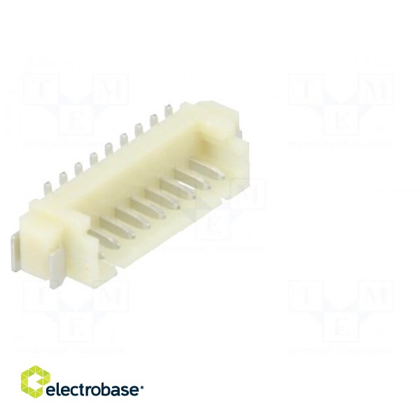 Socket | wire-board | male | 1.25mm | PIN: 9 | SMT | 125V | 1A | tinned image 8