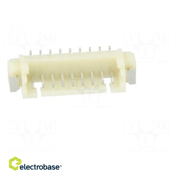Socket | wire-board | male | 1.25mm | PIN: 9 | SMT | 125V | 1A | tinned image 9
