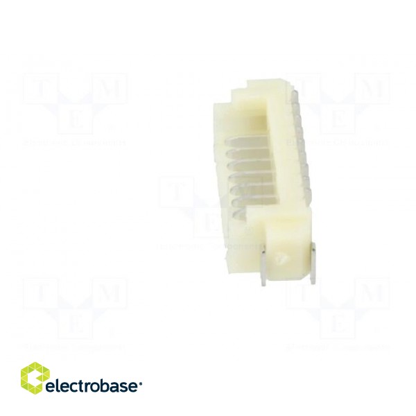 Socket | wire-board | male | 1.25mm | PIN: 9 | SMT | 125V | 1A | tinned image 3