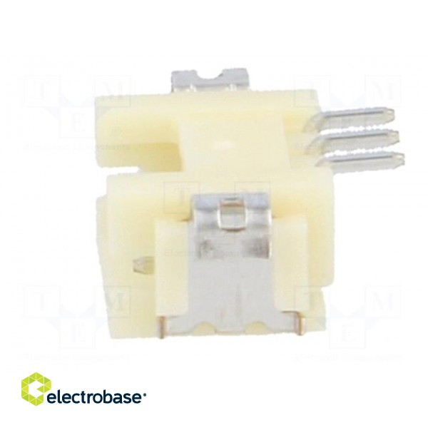 Socket | wire-board | male | DF13 | 1.25mm | PIN: 3 | SMT | on PCBs | tinned image 3