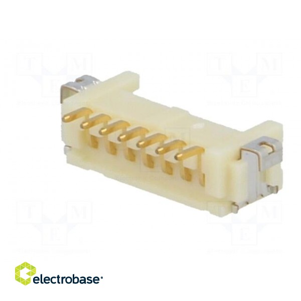 Socket | wire-board | male | DF13 | 1.25mm | PIN: 7 | SMT | on PCBs image 6