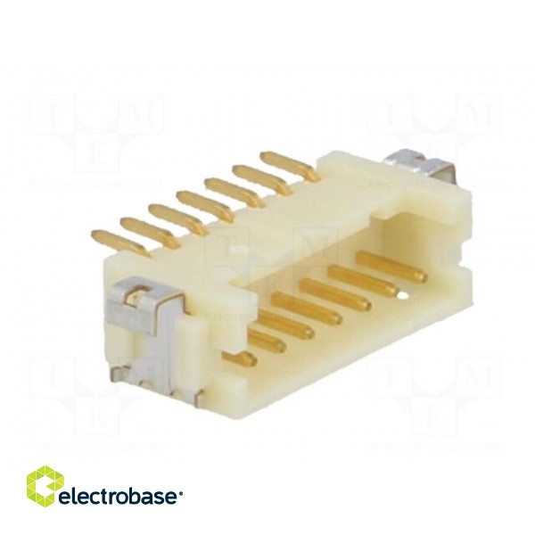 Socket | wire-board | male | DF13 | 1.25mm | PIN: 7 | SMT | on PCBs image 8