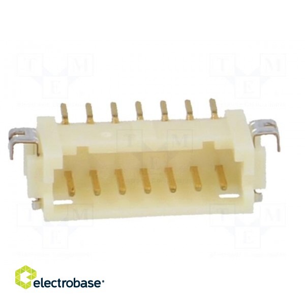 Socket | wire-board | male | DF13 | 1.25mm | PIN: 7 | SMT | on PCBs image 9
