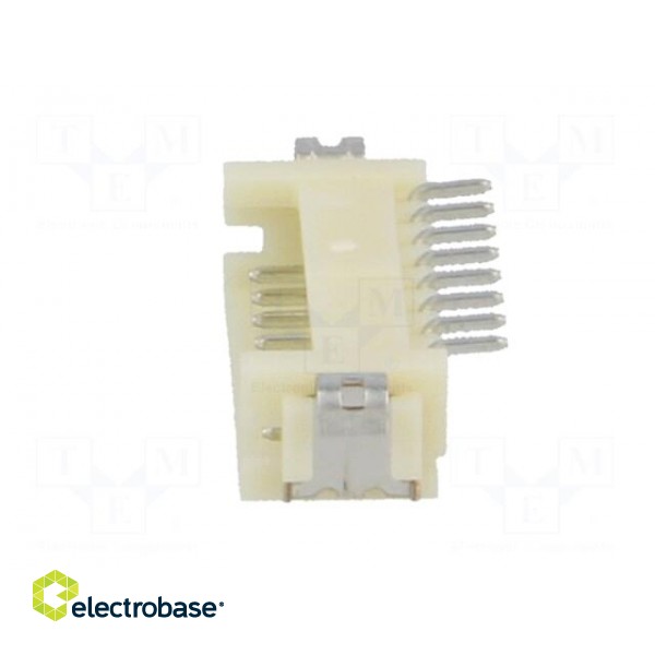 Socket | wire-board | male | DF13 | 1.25mm | PIN: 8 | SMT | on PCBs | tinned paveikslėlis 3