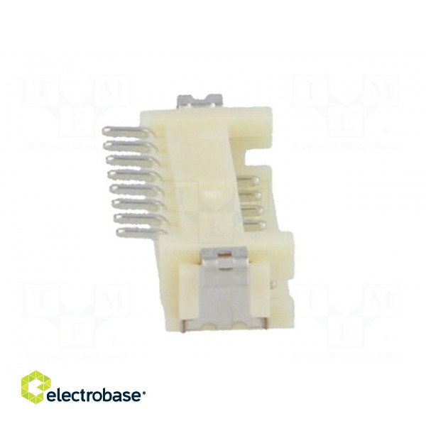 Socket | wire-board | male | DF13 | 1.25mm | PIN: 8 | SMT | on PCBs | tinned image 7