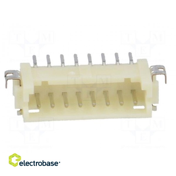 Socket | wire-board | male | DF13 | 1.25mm | PIN: 8 | SMT | on PCBs | tinned image 9