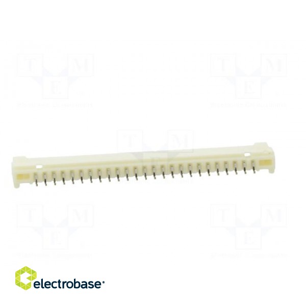 Socket | wire-board | male | DF14 | 1.25mm | PIN: 25 | SMT | on PCBs | tinned фото 5