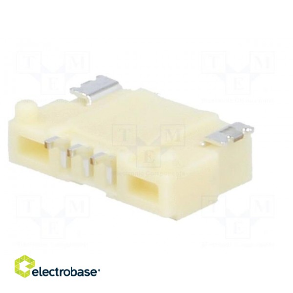 Socket | wire-board | male | DF14 | 1.25mm | PIN: 3 | SMT | on PCBs | tinned image 6