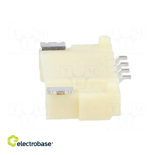 Socket | wire-board | male | DF14 | 1.25mm | PIN: 4 | SMT | on PCBs | tinned image 3