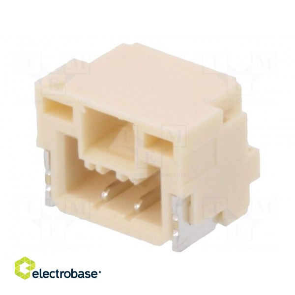 Connector: wire-board | socket | male | GH | 1.25mm | PIN: 2 | SMT | 50V | 1A image 1