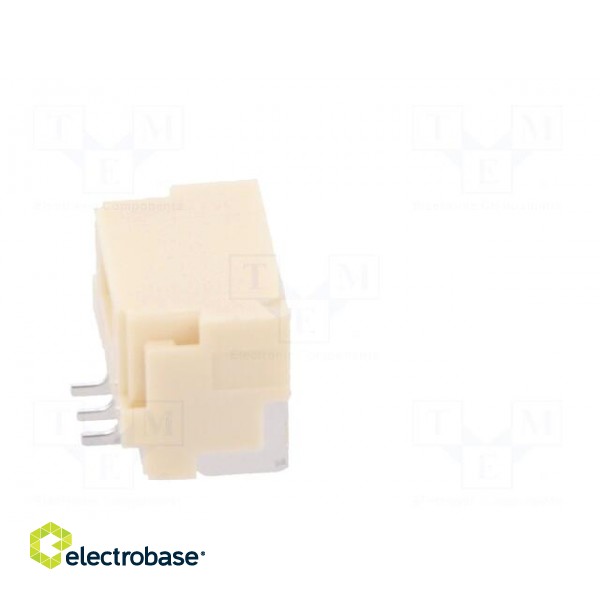 Socket | wire-board | male | GH | 1.25mm | PIN: 3 | SMT | 50V | 1A | horizontal image 7