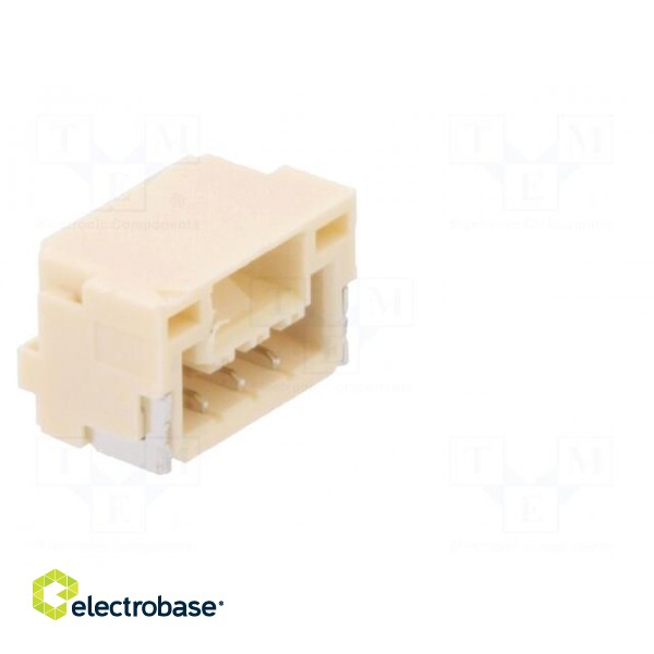 Socket | wire-board | male | GH | 1.25mm | PIN: 3 | SMT | 50V | 1A | horizontal image 8