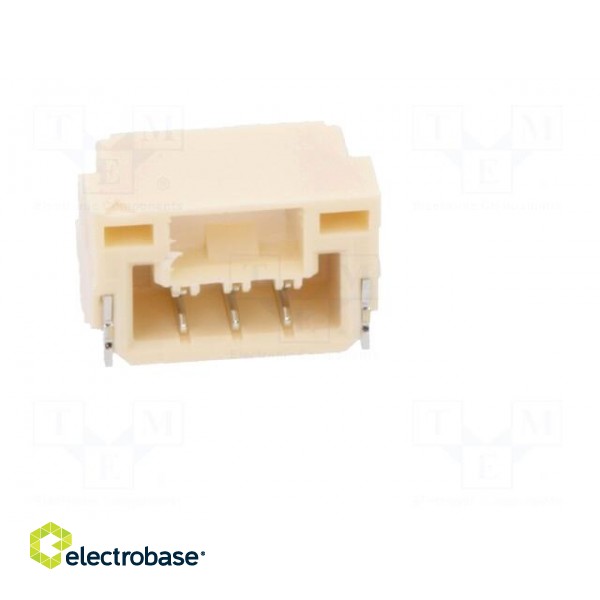 Socket | wire-board | male | GH | 1.25mm | PIN: 3 | SMT | 50V | 1A | horizontal image 9