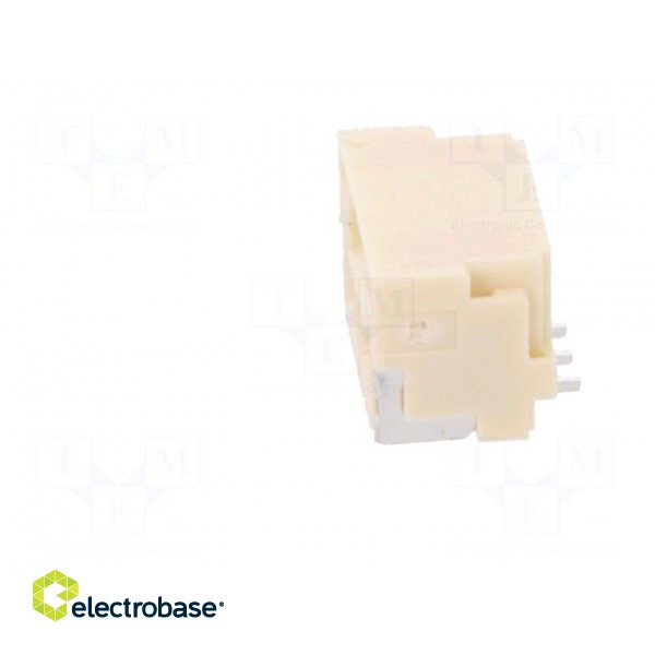 Socket | wire-board | male | GH | 1.25mm | PIN: 3 | SMT | 50V | 1A | horizontal image 3