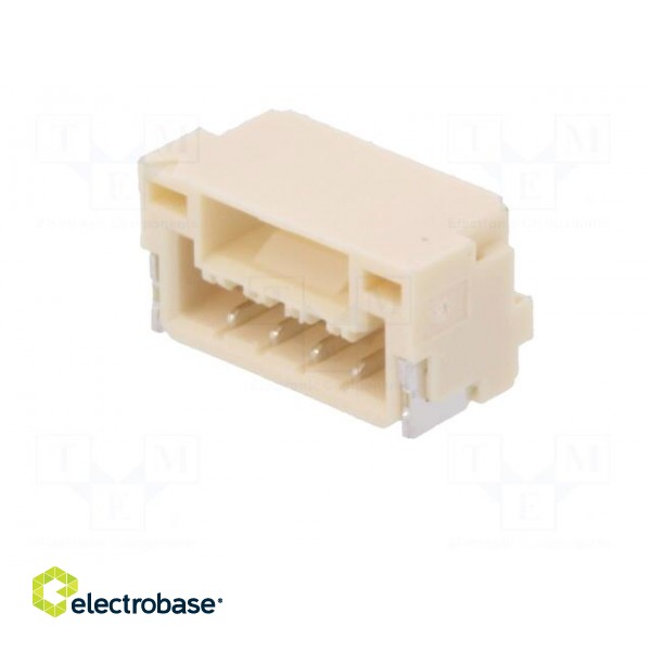 Socket | wire-board | male | GH | 1.25mm | PIN: 4 | SMT | 50V | 1A | horizontal image 2
