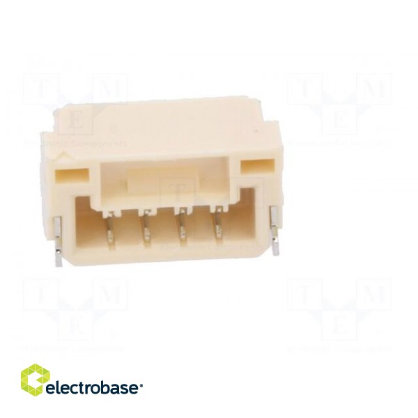 Socket | wire-board | male | GH | 1.25mm | PIN: 4 | SMT | 50V | 1A | horizontal image 9