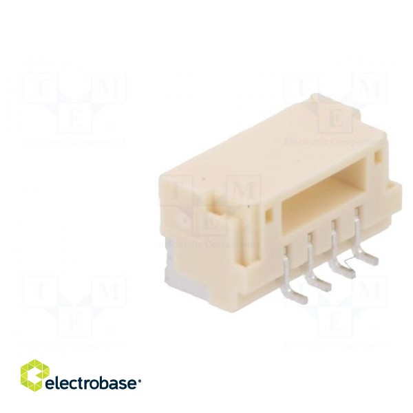 Socket | wire-board | male | GH | 1.25mm | PIN: 4 | SMT | 50V | 1A | horizontal image 4