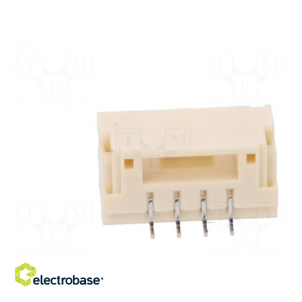 Socket | wire-board | male | GH | 1.25mm | PIN: 4 | SMT | 50V | 1A | horizontal image 5