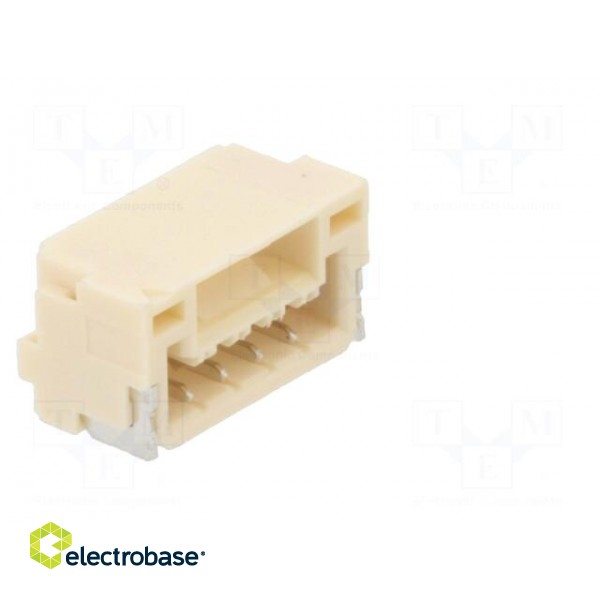 Socket | wire-board | male | GH | 1.25mm | PIN: 4 | SMT | 50V | 1A | horizontal image 8
