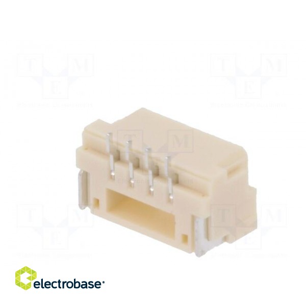 Socket | wire-board | male | GH | 1.25mm | PIN: 4 | SMT | 50V | 1A | vertical image 6
