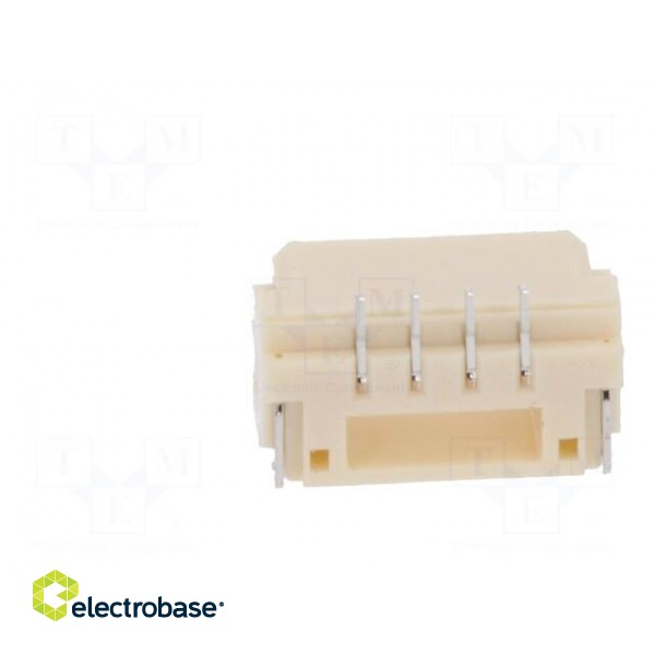 Socket | wire-board | male | GH | 1.25mm | PIN: 4 | SMT | 50V | 1A | vertical image 5