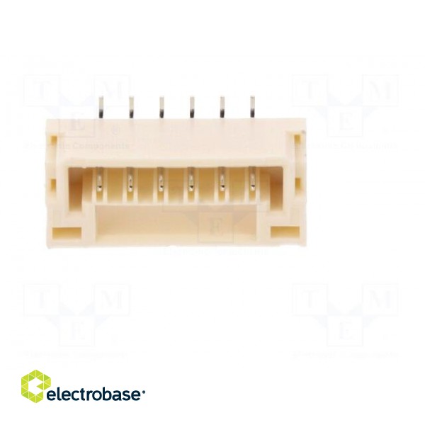 Socket | wire-board | male | GH | 1.25mm | PIN: 6 | SMT | 50V | 1A | vertical image 9