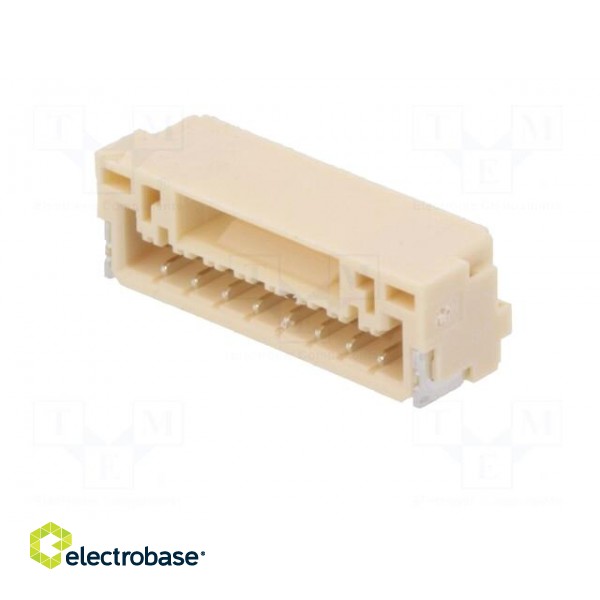 Socket | wire-board | male | GH | 1.25mm | PIN: 8 | SMT | 50V | 1A | horizontal image 2